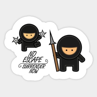 No Escape Sticker